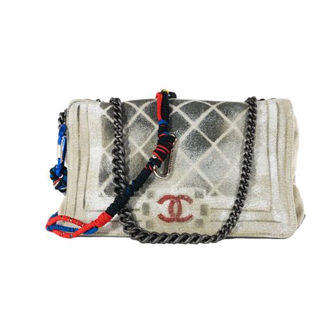 Chanel Oh My Boy Graffiti Flap Bag 